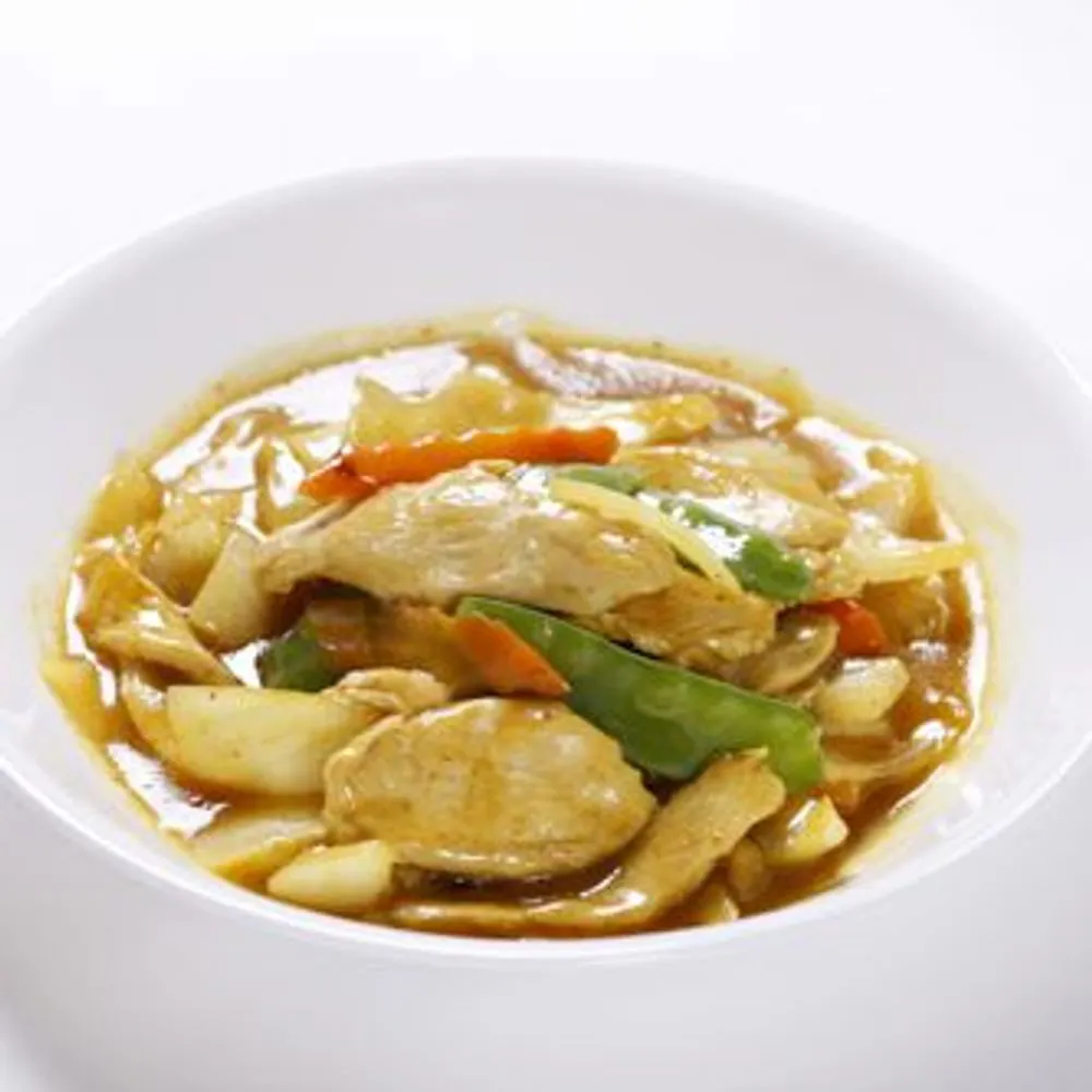 Chicken stir‑fry with mixed vegetables in savory brown sauce at Golden Dragon Restaurant, a Chinese Restaurant in East Troy